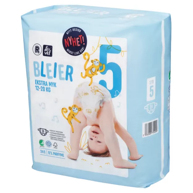 Bleer Bleier Dydis 5 (12-20 kg) - 48 (2x24)vnt 