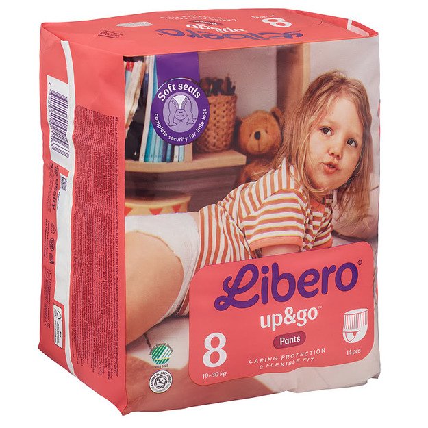 Libero Up&Go pants Dydis 8 (19-30 kg) - 42 (3x14) vnt