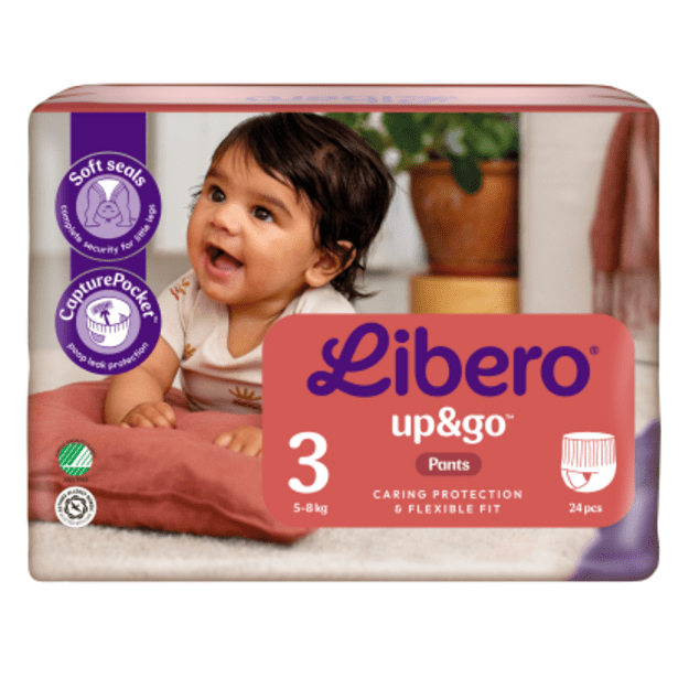 Libero Up & Go pants Dydis 3 (5-8 kg) - 24 vnt - 8.00 € (0.33€/vnt)