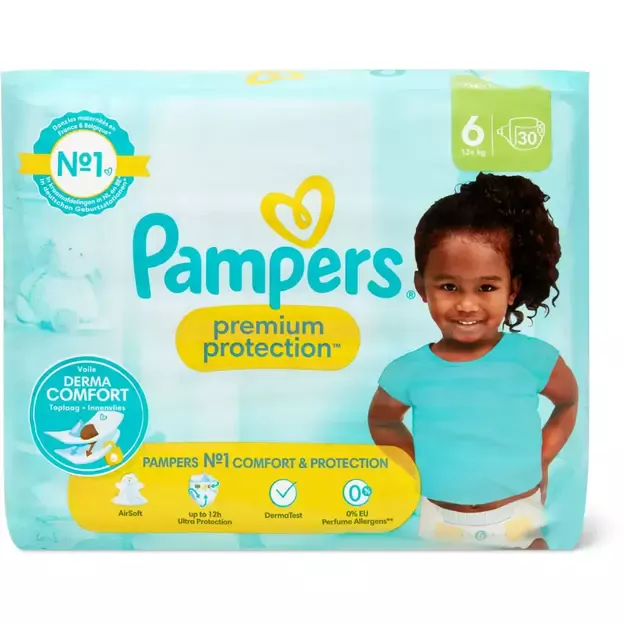 Pampers Premium ProtectionDydis 6 (13+ kg) - 90 (3X30)vnt