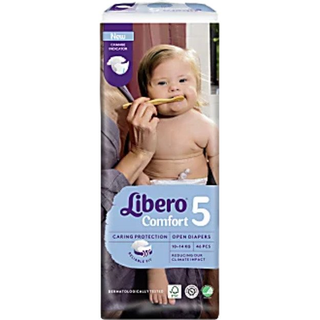 Libero Comfort Dydis 5 (10-14 kg) - 92 (2x46)vnt 