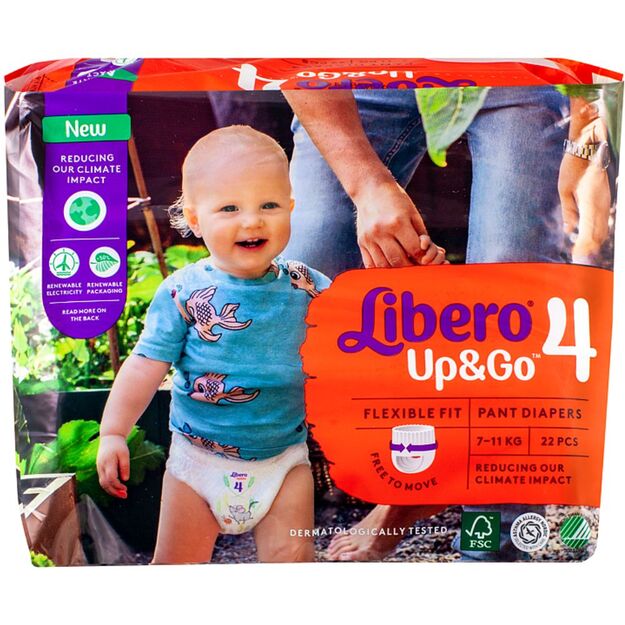 Libero Up&Go pants Dydis 4 (7-11 kg) - 84 (2x42) vnt 