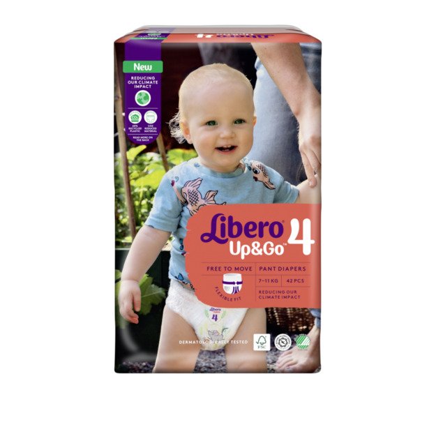 Libero Up&Go pants Dydis 4 (7-11 kg) - 84 (2x42) vnt 