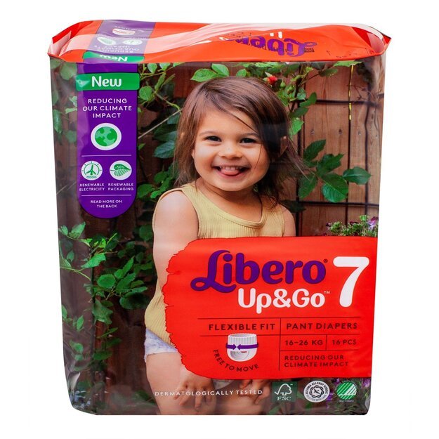 Libero Up&Go pants Dydis 7 (16-26 kg) -48 (3x16) vnt