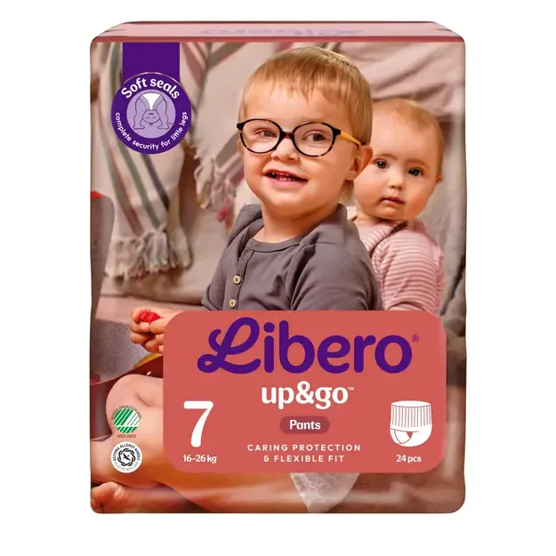 Libero Up&Go pants Dydis 7 (16-26 kg) -72 (3x24) vnt