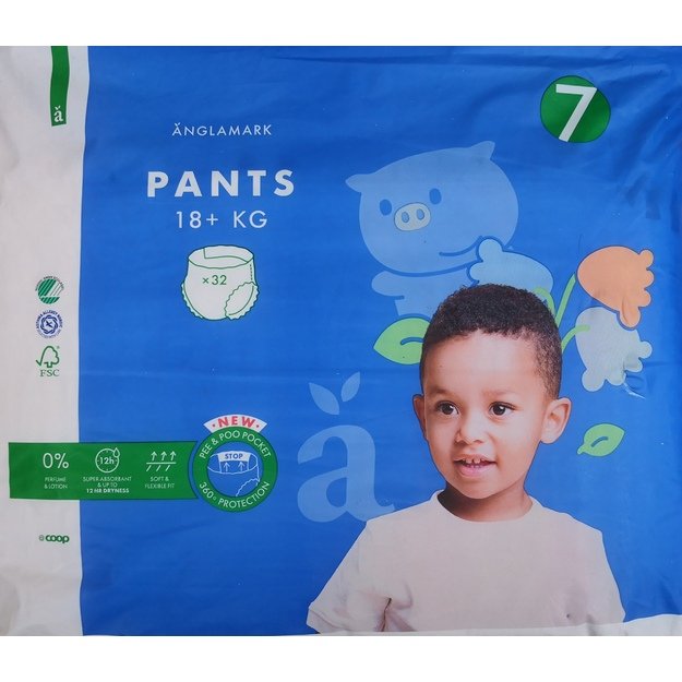 Coop Anglamark Pants Dydis 7 (18+ kg) – 32 vnt