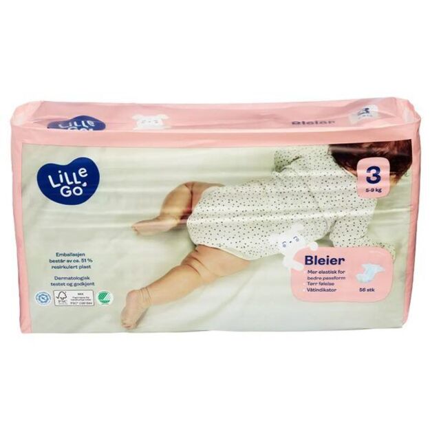 Lille Go Dydis 3 (5-9 kg) - 56 vnt 