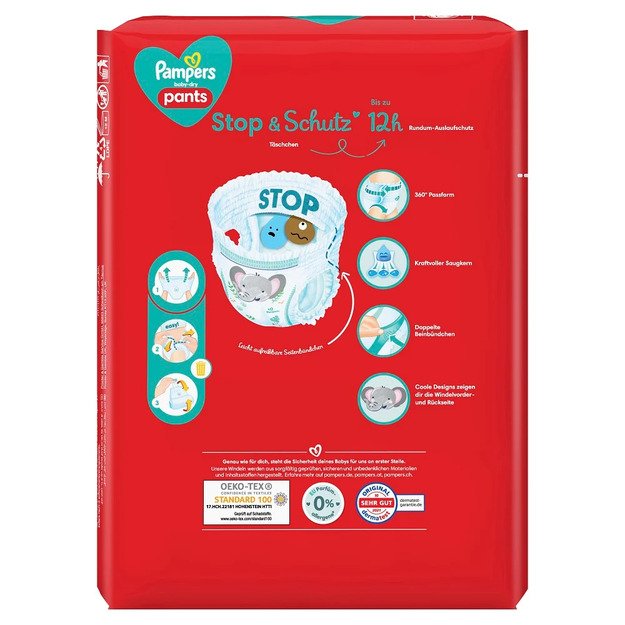 Pampers Baby Dry Pants Dydis 3 (6-11 kg) 88 (2x44) vnt 